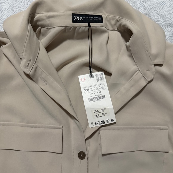 Zara draped midi dress - Picture 2 of 2